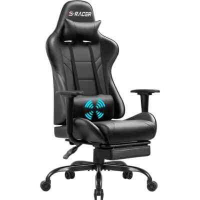 Reclining Chair Homall Leather Racing Style Gaming Chair Homall