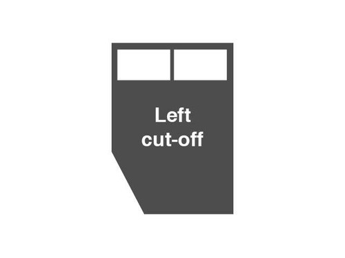 Caravan Shaped Duvet 10.5 tog Right / Left Cut Off & Island Bed Options - Picture 8 of 9