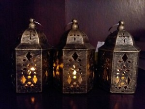Mini Hanging Pagoda LED Lights ~ Set of Three
