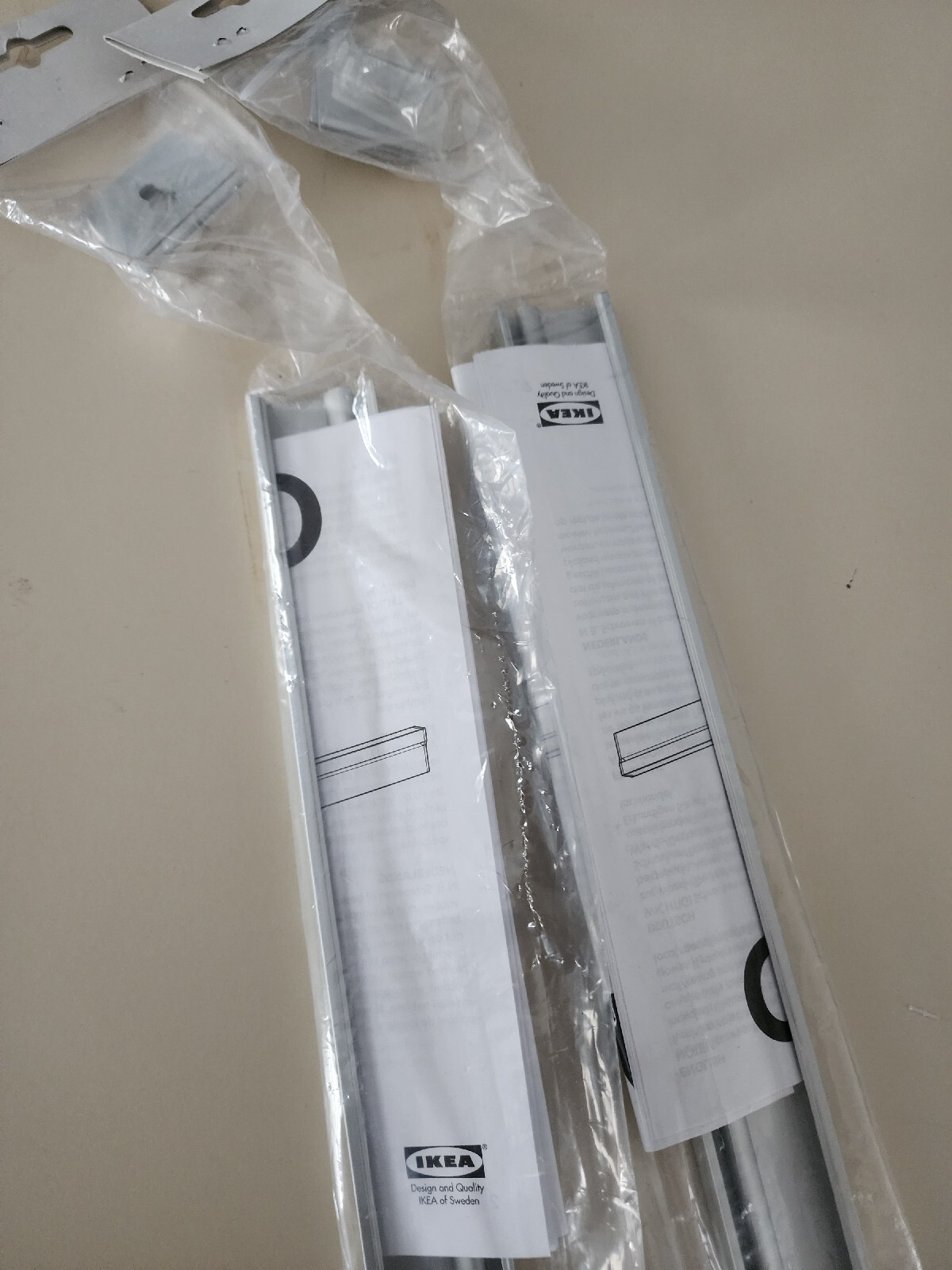 IKEA NYLED Kitchen Utensil Racks Track Rails NEW in PACKAGE 21 1/4