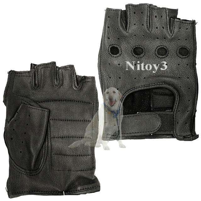 North American Trading Work Gloves Padded PalmFingerlessDeerskin Unisex XL (T) eBay