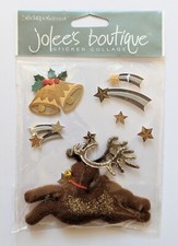 Jolee's Christmas Reindeer Scrapbooking Stickers