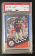 2020 Topps Brooklyn Collection YORDAN ALVAREZ Blue /40 PSA 10 GEM MINT