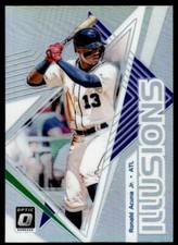 2019 Donruss Optic ILLUSIONS HOLO Ronald Acuna Jr. Atlanta Braves #63 R96