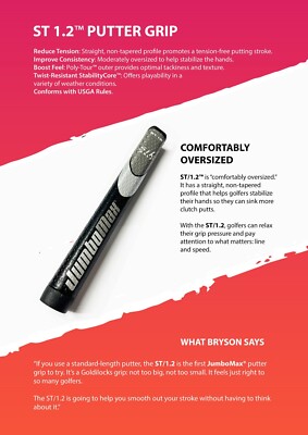 JumboMax ST 1.2  PUTTERGRIFF + GRATIS P&P