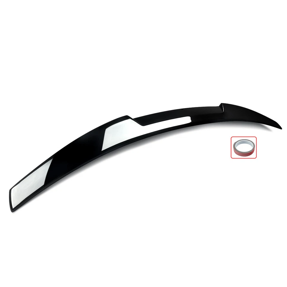 Rear Trunk Spoiler Wing M4 Style  For Audi A5 B8 B8.5 Coupe 2008-16 Gloss Black - Изображение 2 из 4
