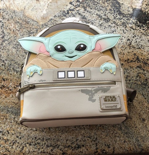 Loungefly STAR WARS Mandalorian Baby Yoda The Child Mini Backpack!!! eBay