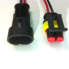 Connettore bipolare a tenuta stagna 12/24v barca auto camper -Posta1-