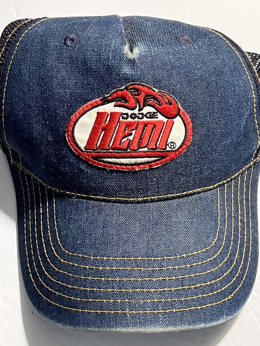 Dodge Hemi Denim Mesh Snapback Hat by Aces and Eights
