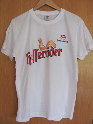 Hasseröder Bier ''Wir sind bereit!'' Fußball T-shirt- Keya -Größe M-Baumwolle