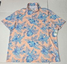 IZOD Saltwater Relaxed Classics Performance Polo Shirt Men's Size L