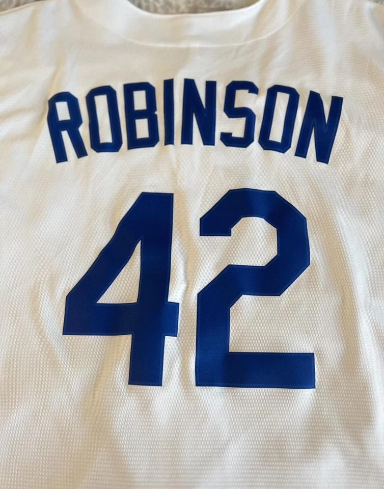 Brooklyn Dodgers Jackie Robinson #42 Nike2023 MLB Cooperstown Collection Jersey - Image 4 of 4