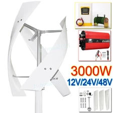3KW Vertical Wind Turbine Generator MPPT Hybrid Controller Inverter 12V/24V/48V