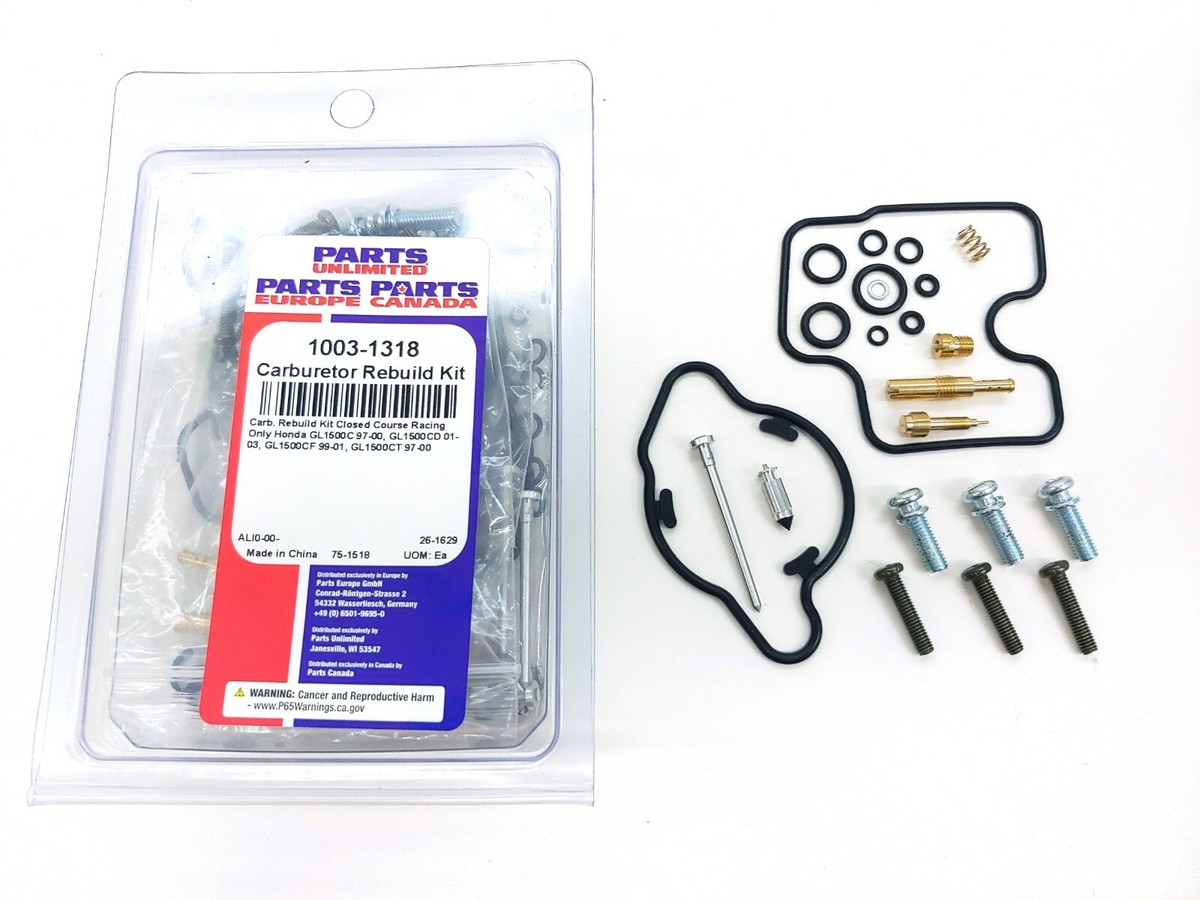 x6 Valkyrie Carburetor Rebuild Repair Kit Honda GL1500CD/CF/CT 97