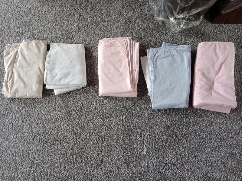 3 Packs of Adult Diapers-5 premium washable Pads & 2 Unopened packs of Depends