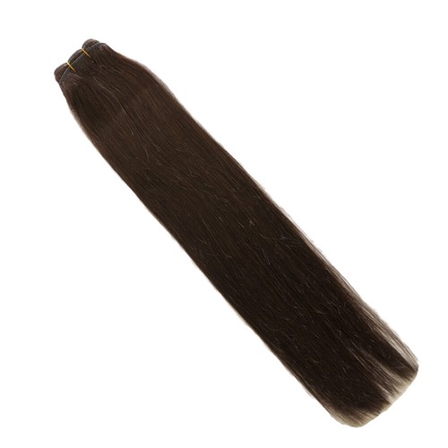 Double Weft Human Hair Extensions Weave Remy Real Russian Straight Hair 100g 12A - Picture 25 of 74