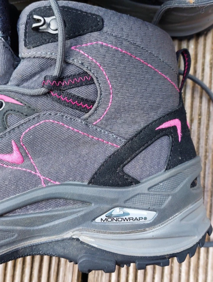 TOP! Lowa Wanderschuhe Damen 39 Monowrap Goretex grau pink, schmaler Fuß - Bild 3 von 4
