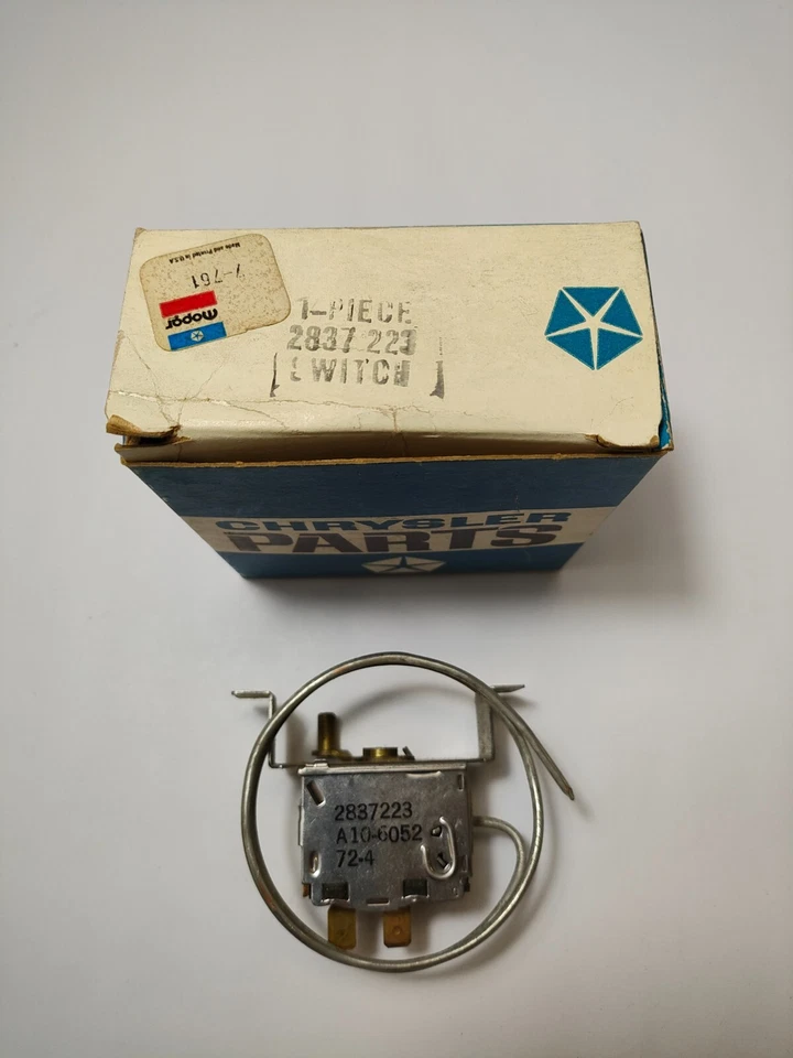 1968-1972 Plymouth Dodge Valiant Duster A/C Evaporator Temp Switch 2837223 NOS - Image 2 of 4