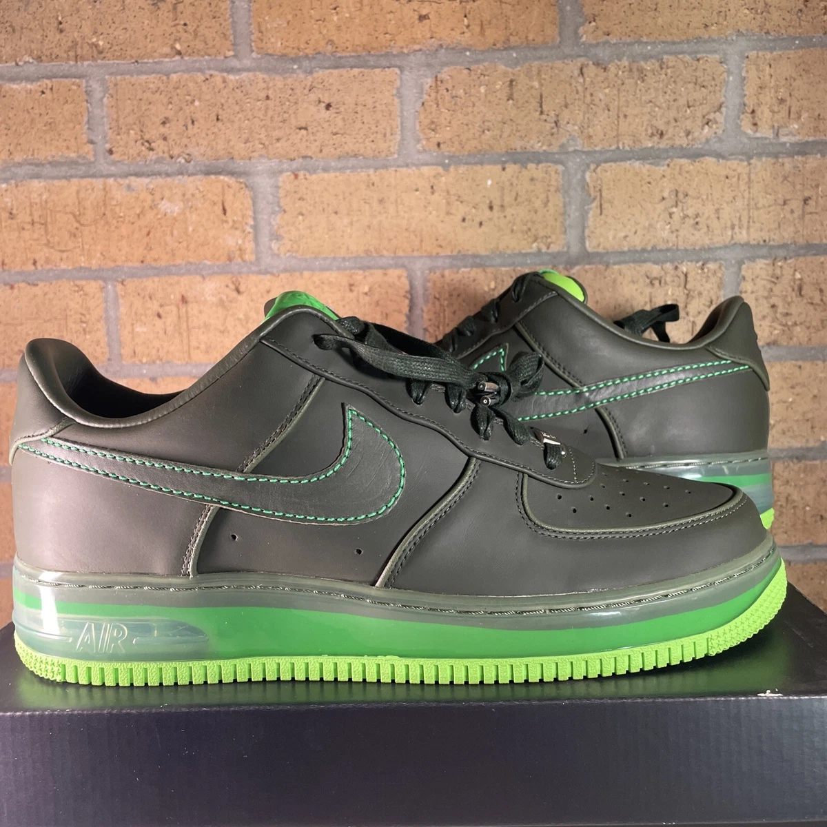 Size 10.5 Nike Air Force 1 Supreme Max Air 07 Sample Dark Army