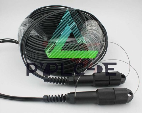 150M Outdoor DVI LC Fiber Optic Patch Cord Waterproof 4 cores Armored TPU Cable - Afbeelding 4 van 4
