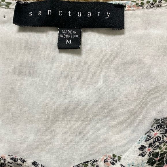 Sanctuary Floral Long Sleeve Casual Sun Dress Size Medium