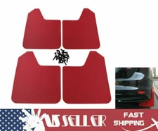 Red Mud Flaps Mudflaps Splash Guards For Ford Focus ST RS SE Sport Set Fender