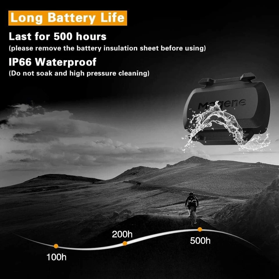 Sensore RPM ciclismo avanzato - Bluetooth/ANT+ con batteria e magnete inclusi - Immagine 4 di 4