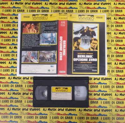 VHS Film BERLIN OPTION ZERO Martin Sheen Sean Penn VIVIVIDEO COLUMBIA (F303)
