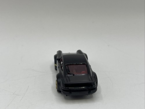 HERPA Porsche 930 Turbo (Black) 1/87 HO Scale Vintage Rare Gold Tires And Decal - Picture 4 of 7