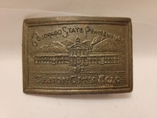 Vintage Canon City Colorado State Penitentiary Belt Buckle