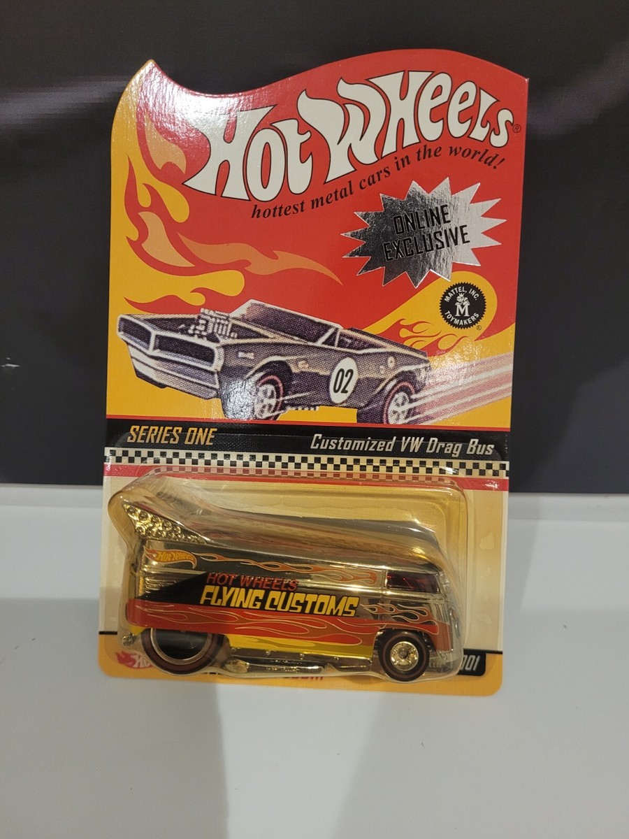ミニカー Hot Wheels Flying Customs VW Drag Bus Hot Wheels 2002 Online Exclusive Flying Customs Customized
