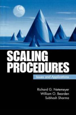 Scaling Procedures: Issues and Applications - Paperback - GOOD