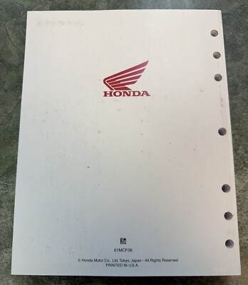Honda RVT1000K RC51 整備マニュアル 2000-2006 2004-2006 Honda RVT1000R RVT 1000 R RC51 RC 51 Service Manual OEM