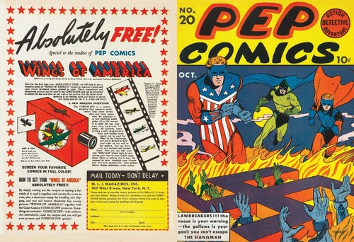 Pep Comics 20 Facsimile cover (The Shield) - 第 1/2 張圖片