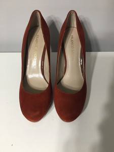 burnt orange suede heels