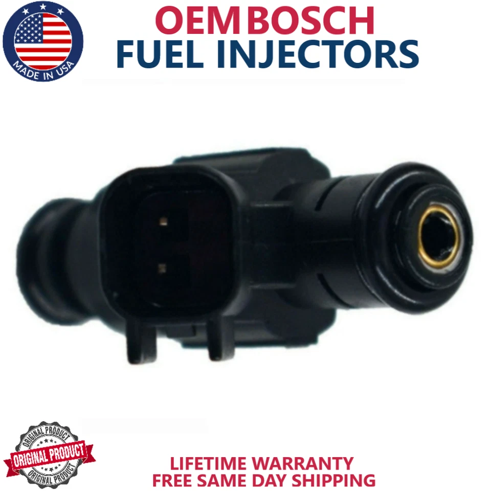 Injetores de combustível x6 GENUÍNOS BOSCH para 2004, 2005, 2006, 2007 Cadillac SRX 3.6L V6 - Imagem 2 de 4