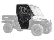 SuperATV Can-Am Defender (2 Door) Convertible Full Cab Enclosure Doors - 2016+