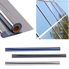 One Way Mirror Window Tint Privacy Film Solar Anti UV Heat Reflective for Home