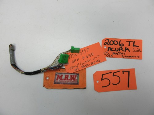 TEMPERATURE CONTROL UNIT DASH A/C HEAT WIRE PLUG CONNECTOR HARNESS END 04-08 TL - Picture 2 of 7