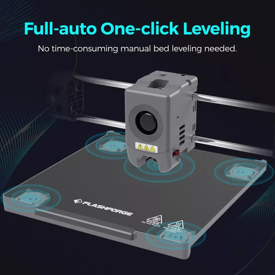 FLASHFORGE 3D Printer Adventurer 5M Core XY Fully Auto Leveling Max 600mm/s US - Image 3 of 4