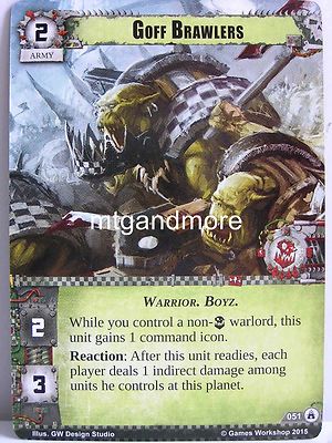 Warhammer 40000 Conquest LCG - Goff Brawlers  #051 - Legions of Death