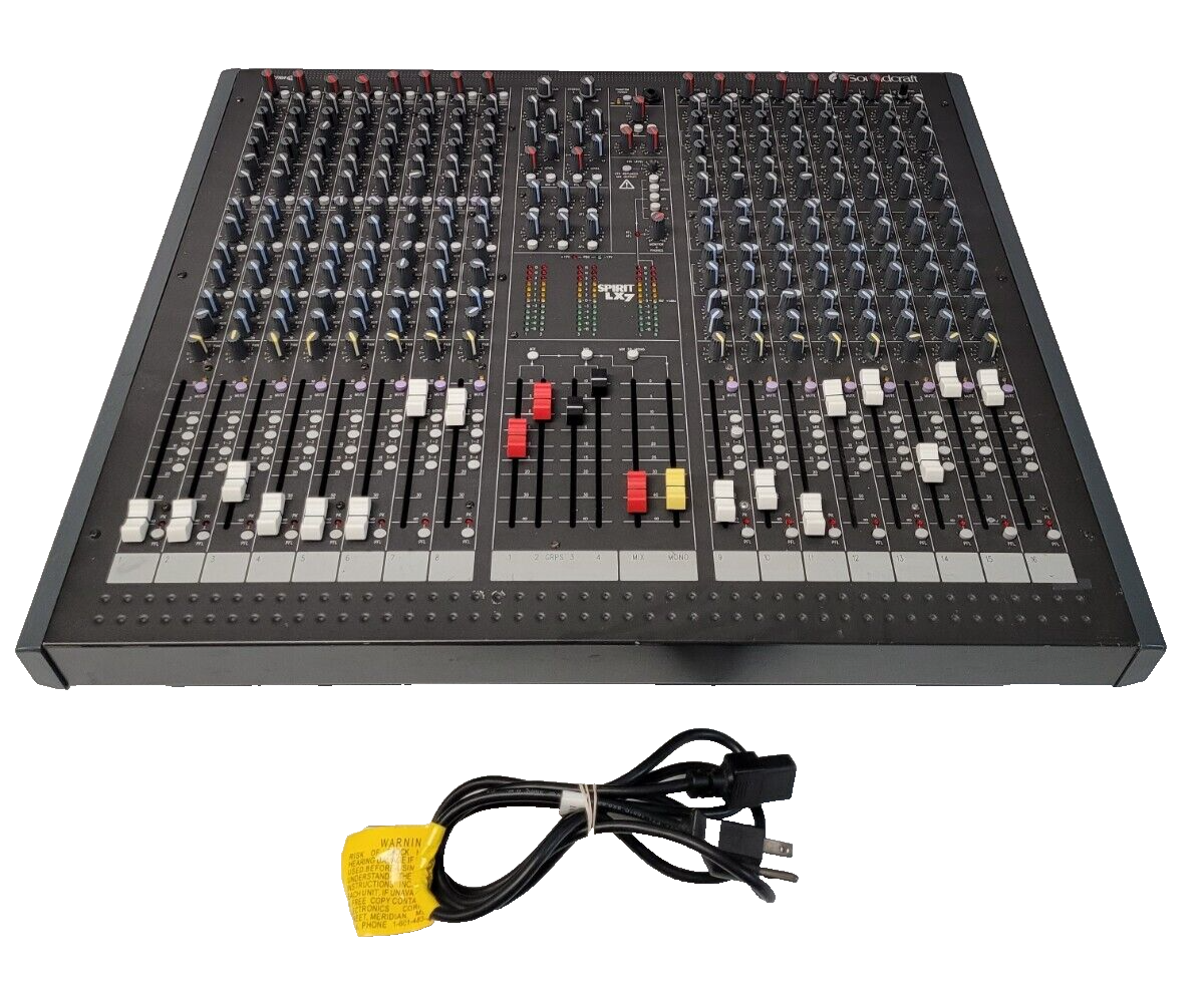 N67452-1) Soundcraft Spirit LX7 Mixer/ Amp | eBay