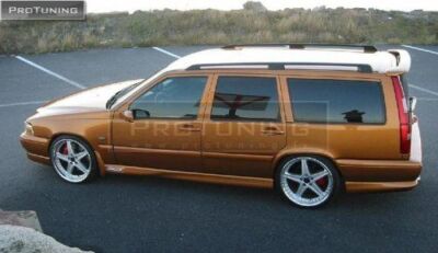 Fiberglass Rear Door Roof Spoiler for Volvo 850 94-97 + V70 97-00