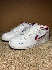 Nike SB Dunk Low OG QS Parra taglia 8,5 bianco rosa nuovissime DS 100% autentiche