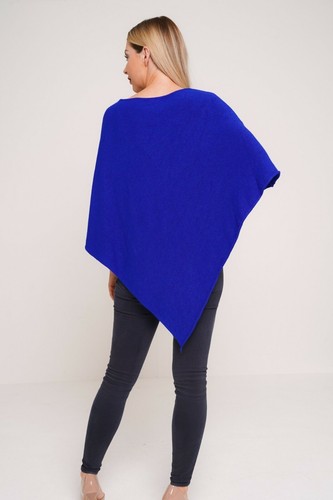 Poncho Jersey Estrella Acanalado Tejido Invierno Informal Lagenlook Italiano Damas Mujeres - Imagen 12 de 61
