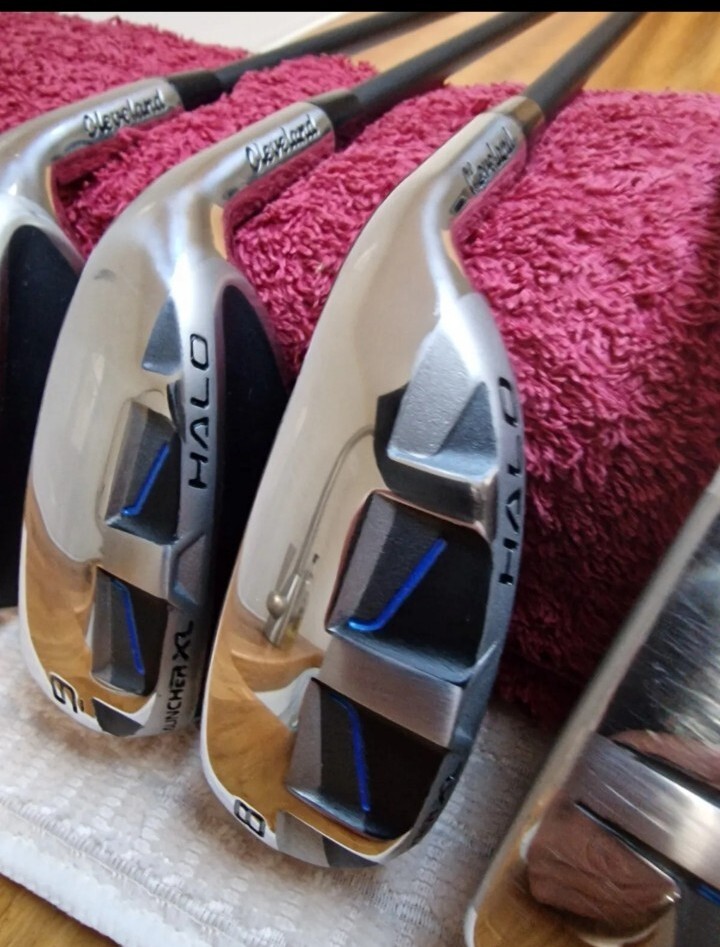 Ladies Cleveland launcher xl halo hybrid irons eBay
