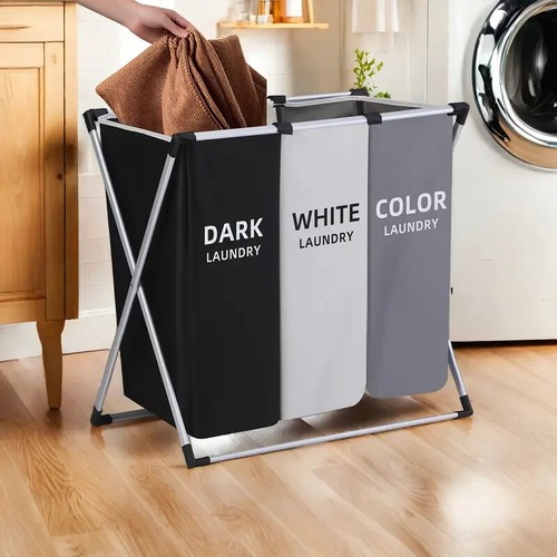 1pc Large Laundry Basket, Laundry Hamper, Dirty Clothes Storage Basket, Dirty Cl