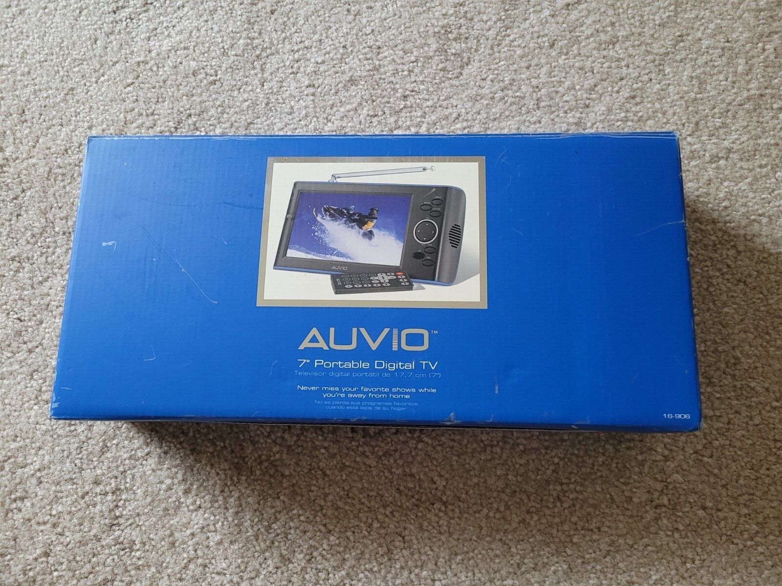AUVIO Portable 7" Digital TV 16906 eBay