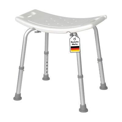 DIVID  Duschhocker DIV-DH002, Rutschfester Duschsitz, Rechteckig, Badesitz,