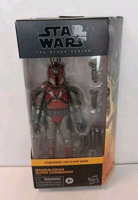 Star Wars Black Series Mandalorian Super Commando 6'' Action Figure New